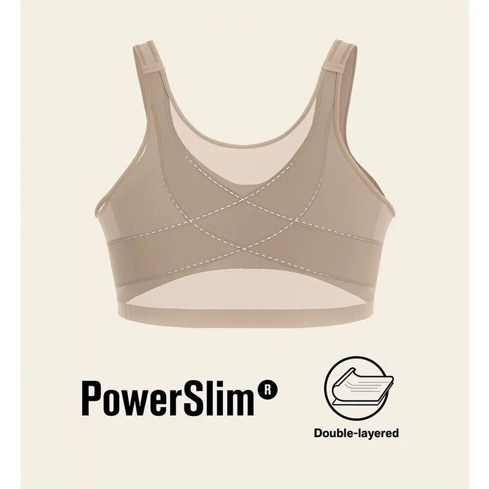 Leonisa Posture Corrector Back Support Wireless Bra Sport Black 34B - Picture 6 of 7